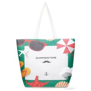 LOF Summertime Mustache Summer Theme Tote Bag
